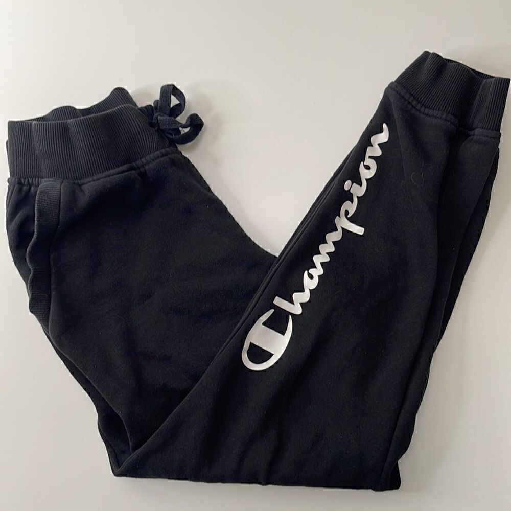 Champion jogger pants.  Size Large.  Sweatpants. Drawstring waist. Pockets.